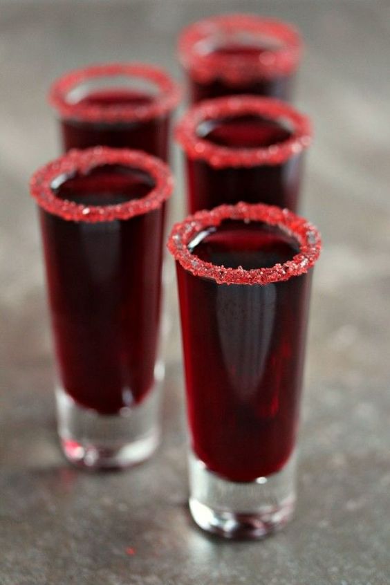 bloody sangria cocktail for Halloween parties, not only for vampire ones