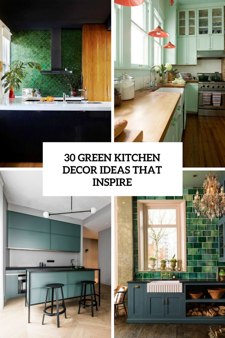 green kitchen decor ideas
