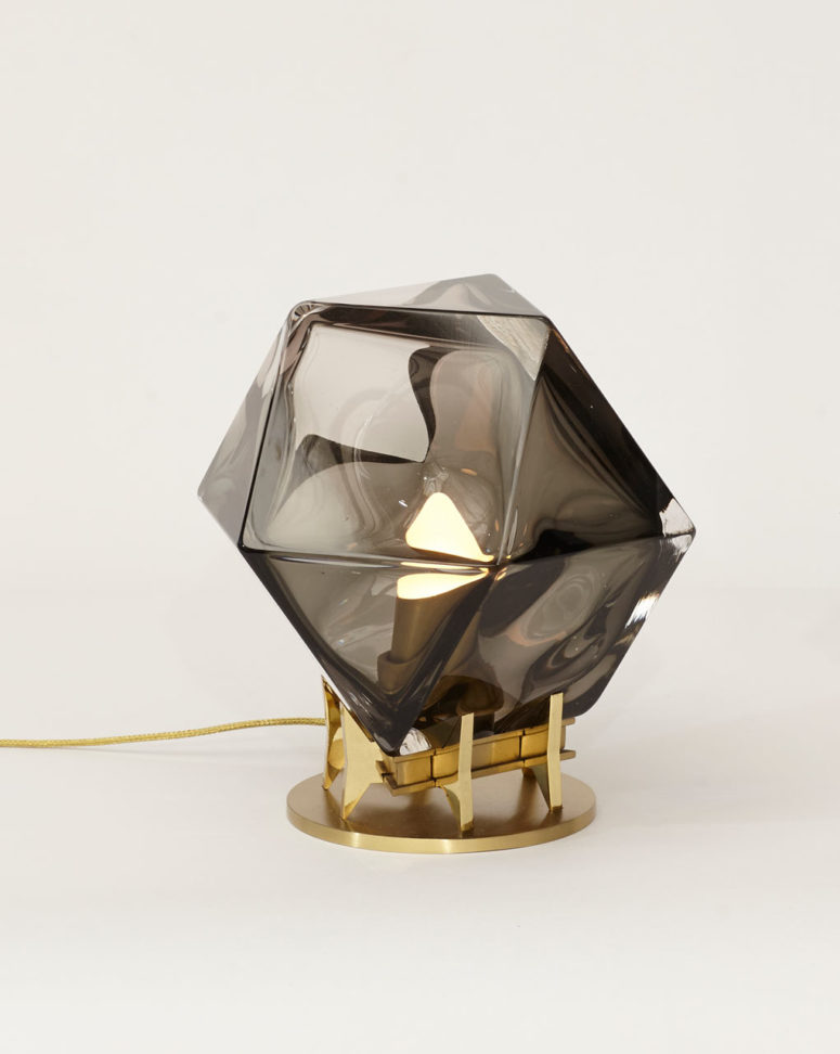 Welles double-blown lamp by Gabriel Scott (via design-milk.com)