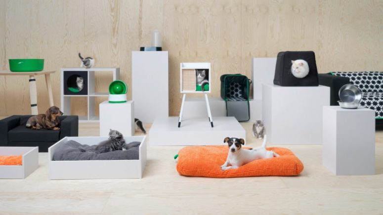 IKEA Lurvig furniture collection is the first pet furniture range for cats and dogs, which takes behavior patterns into consideration