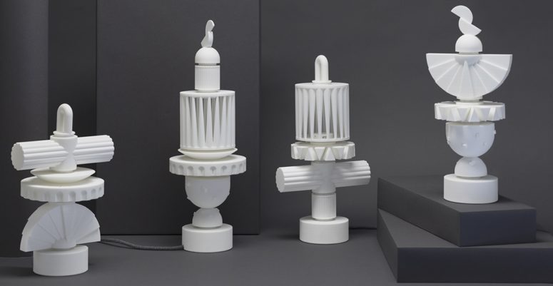 Illusive Luminaire: Uniquely Shaped Lamp Collection