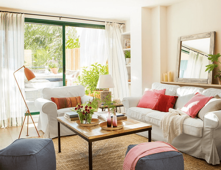 This beautiful Spanish home with vintage and farmhouse touches looks very vivacious and welcoming