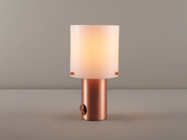 Walter Table Light Combines Vintage With Glamour