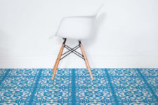 02 Porto flooring will remind you of traditional Portuguese tiles called azulejo and their motifs