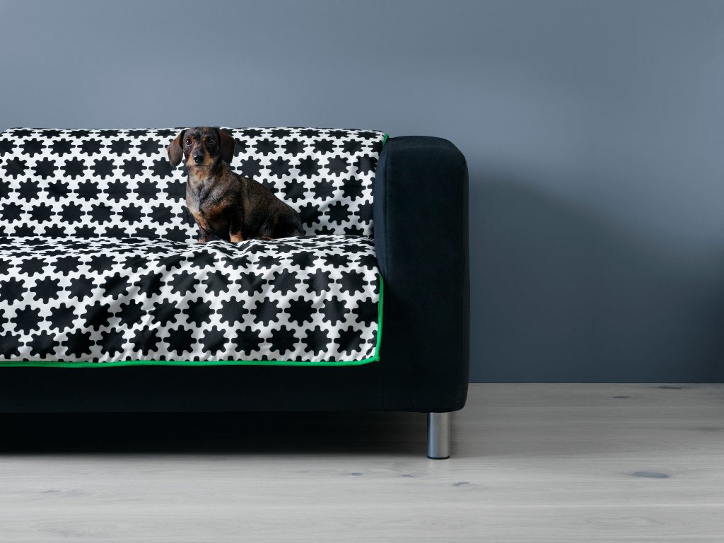 This is a scaled down version of Klippan sofa, a famous IKEA piece