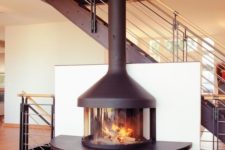 11 such a wood burning free-standing stove is a gorgeous idea for any modern space