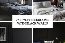 27 stylish bedrooms with black walls cover