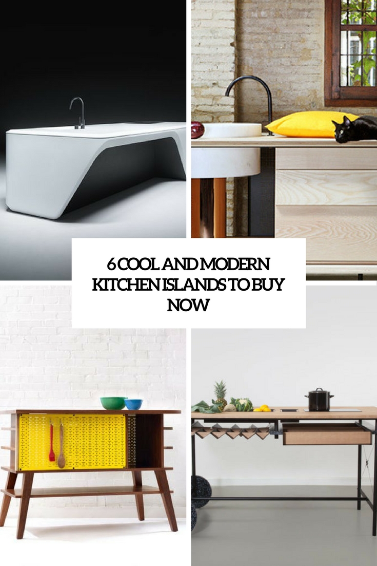 cool and modern kitchen islands to buy now