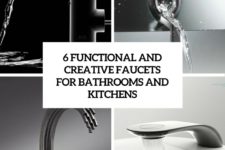6 functional and creative faucets for bathrooms and kitchens cover