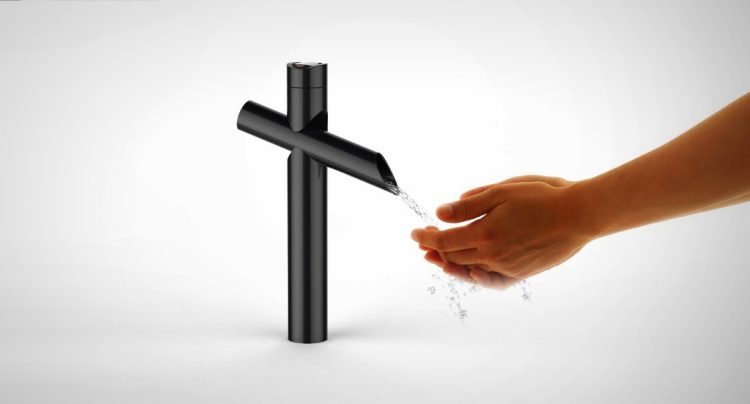 Noah faucet inspired by Japanese fountains (via www.digsdigs.com)