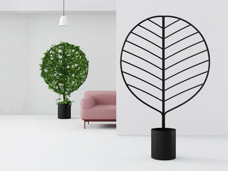 Botanical Planter Screens As Decor And Space Dividers