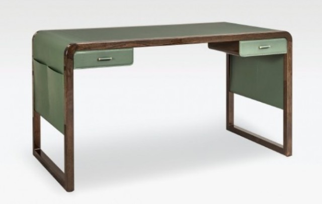 Such a stunning desk is ideal for a refined home office, a library, a foyer or any other space with an exquisite feel