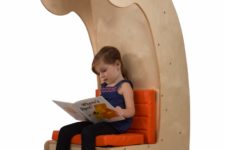 03 The design of the chair creates a separate and personal space for reading, and your kid is sure to love it