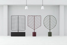 03 The dividers come in three different styles resembling the skeletal structures of leaves