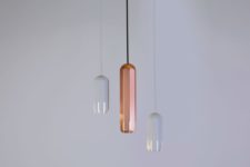03 The lights are available in white, copper, graphite and you can rock them separately, in clusters and there are even chandelier versions