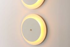 05 The wall sconces are also available in white, and you can create various combos of them