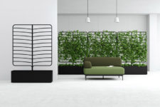 08 The screens can be used to create a wall of greenery within an interior