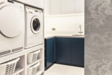 minimalist laundry room design