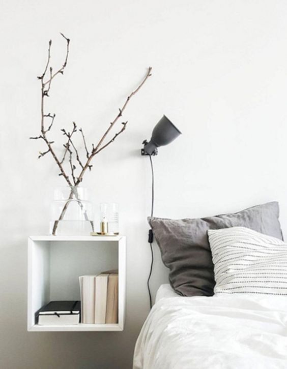 a comfy matte grey wall sconce that can be rotated in different ways for comfy using