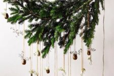 gorgeous indoor Christmas wreath