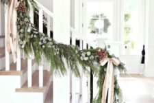evergreen winter indoor garland