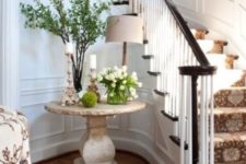 20 a small pedestal table in the entryway or an awkward corner is a cool idea for displays of any kind