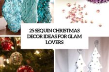 25 sequin christmas decor ideas for glam lovers cover
