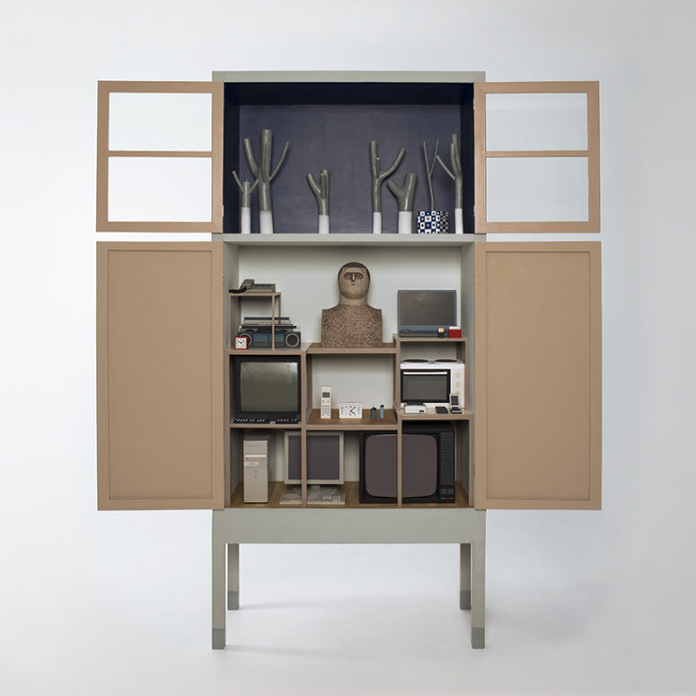 Unique Cabinet That Shows The Way We Live