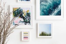 15 a breezy gallery wall with pics inspired by the vacations will make your entryway relaxing