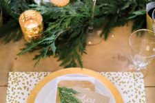 glam Christmas tablescape