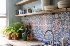 21 colorful mosaic tiles for a relaxed feel in the kitchen