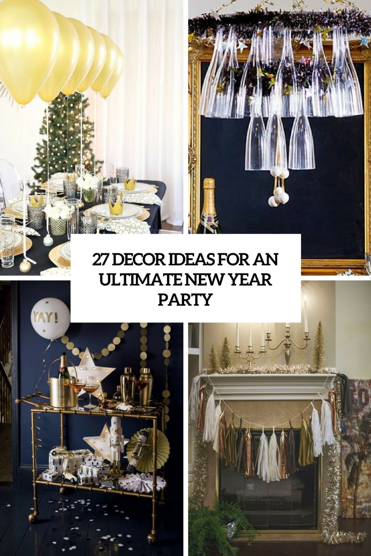 decor ideas for an ultimate new year party