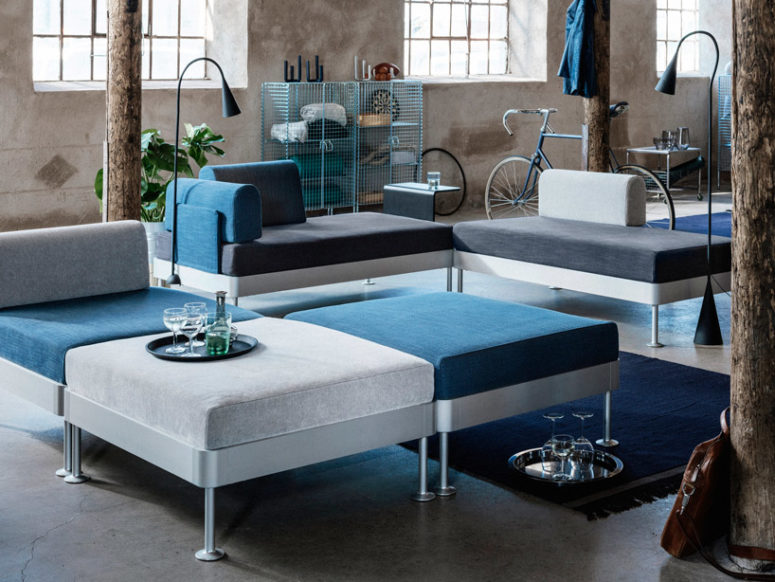 Flexible Delaktig Sofa By IKEA And Tom Dixon