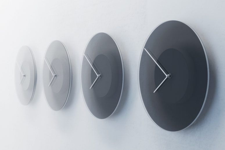 The Dusk Clock is a unique piece that tells not only the time but also the time of the day or night