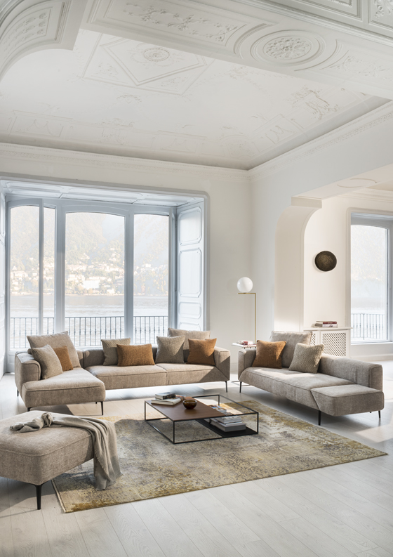 Elegant Modular Longueville Landscape Sofa