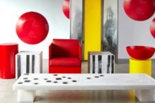 01 This super bold furniture collection is called Prime and is done in primary colors with bold and laconic shapes