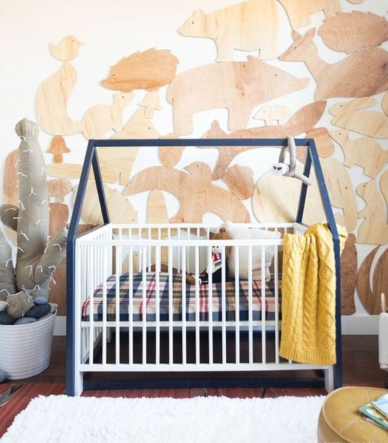 Gulliver cot by IKEA with a cool hack is ideal for this boy's nursery
