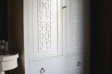 02 Hemnes wardrobe with overlays looks more refined and vintage-styled