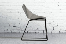 02 It’s a sharp modern and industrial metal seating solution with an edgy and cool look