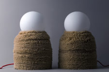 02 The collection is called Ninho, it’s ‘nest’ in Portuguese, and these lamps remind of ones for sure