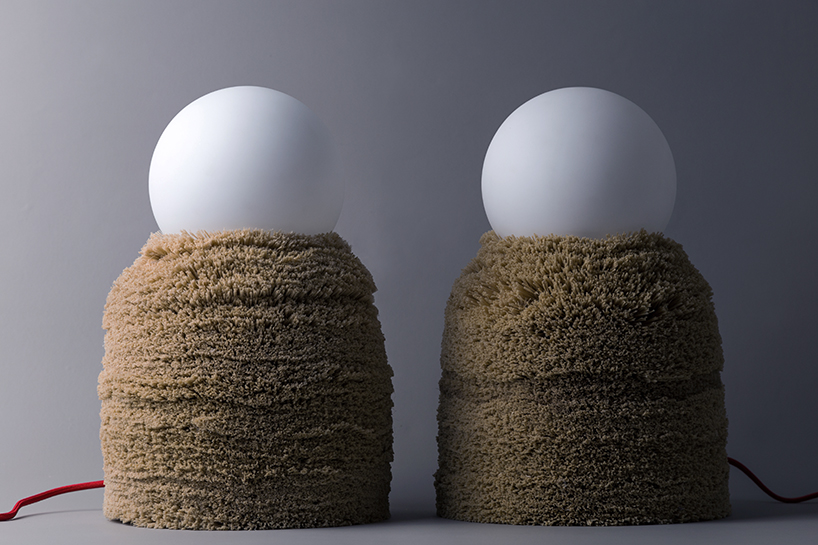 The collection is called Ninho, it's 'nest' in Portuguese, and these lamps remind of ones for sure
