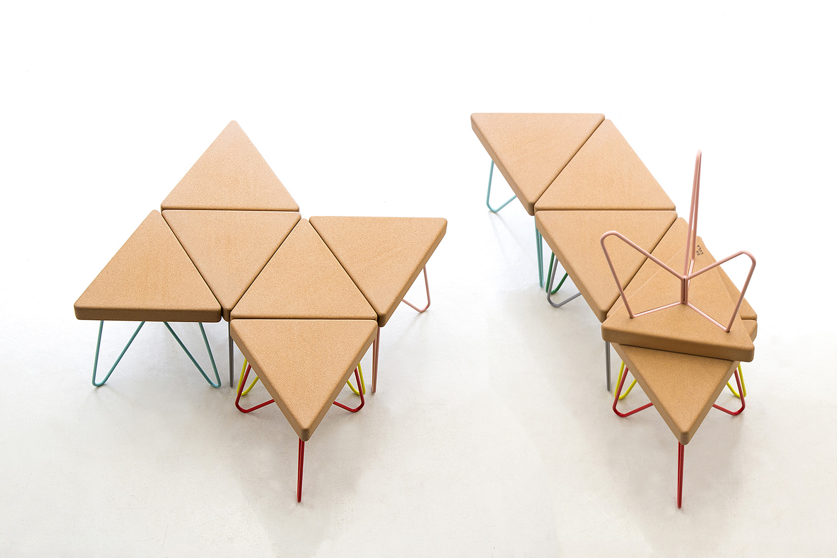 The stool can be used as a table, stool, chair, it's perfect for kids' spaces