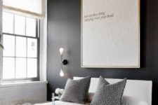 08 an oversized modern wall art will make a statement in the space