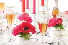 09 a modern tablescape with pink and red touches, blooms and candles