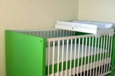 10 turn the cot from a usual into a bold one with a stylish hack like this one – some bold paint and stencils