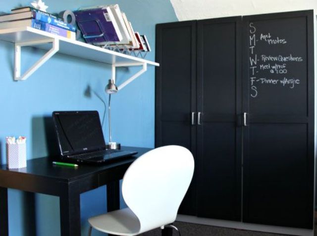 if your Dombas is in a workspace or a home office, cover it with chalkboard paint to use as a memo board