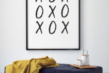 19 a large black and white XO sign for decorating any of your spaces
