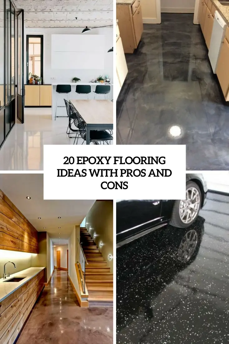 epoxy flooring ideas for pros and cons