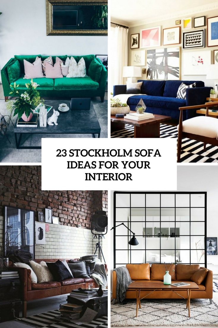 23 IKEA Stockholm Sofa Ideas For Your Interior