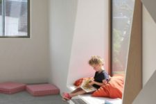 24 a windowsill with a comfy seat can be used as a reading space for a kid